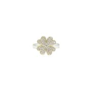 Diamond Clover RIng