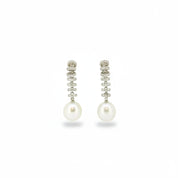 Pearl Diamond Earrings