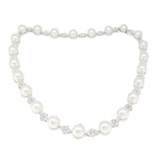 South Sea Pearl & Diamond Necklace - K.S. Sze & Sons