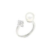 South Sea Pearl Diamond Ring - K.S. Sze & Sons