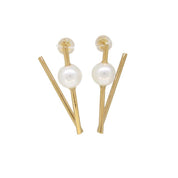 The "V" Earrings - K.S. Sze & Sons