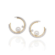 Pearl on a Hoop, Medium - K.S. Sze & Sons