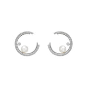 Pearl on a Hoop, Medium - K.S. Sze & Sons