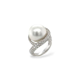 South Sea Pearl & Diamond Ring