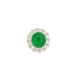Jade & Diamond Ring