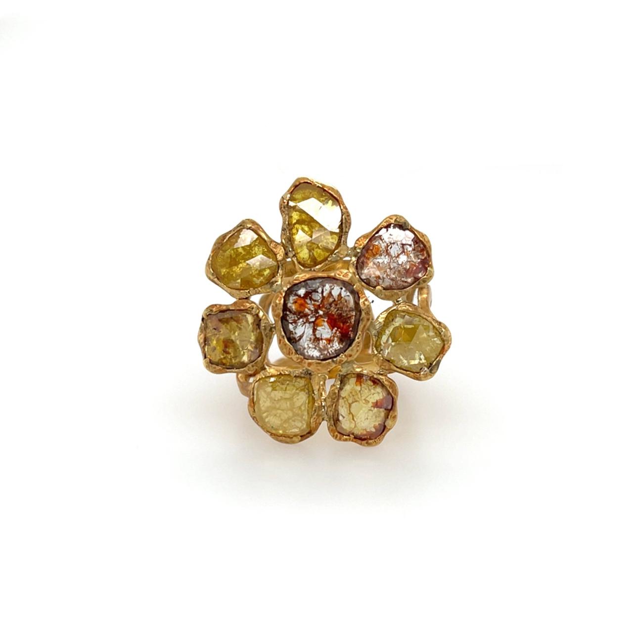 Flat Color Diamond Ring - K.S. Sze & Sons