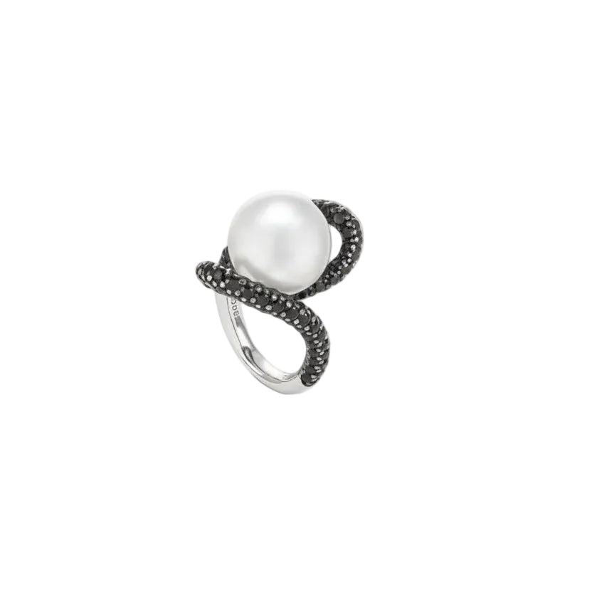 South Sea Pearl & Diamond Ring - K.S. Sze & Sons