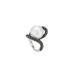 South Sea Pearl & Diamond Ring