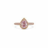 Fancy Pink-Purple Diamond Ring (GIA Certificate)