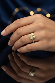 Fancy Intense Yellow Diamond Ring (GIA Certificate)