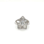 Tappered & Round Diamond Star Ring - K.S. Sze & Sons