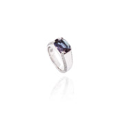 Alexandrite & Diamond Ring (Gubelin Certificate) - K.S. Sze & Sons