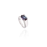 Alexandrite & Diamond Ring (Gubelin Certificate)