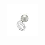 Tahitian South Sea Pearl & Diamond Ring