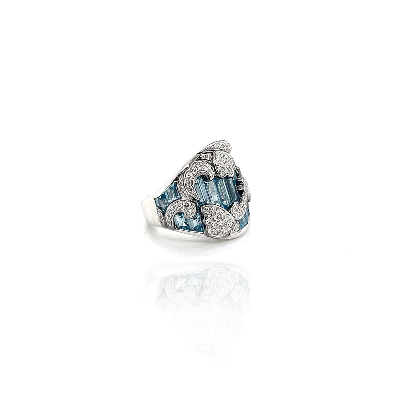 Topaz & Diamond Ring - K.S. Sze & Sons