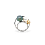 South Sea Pearl & Diamond Ring