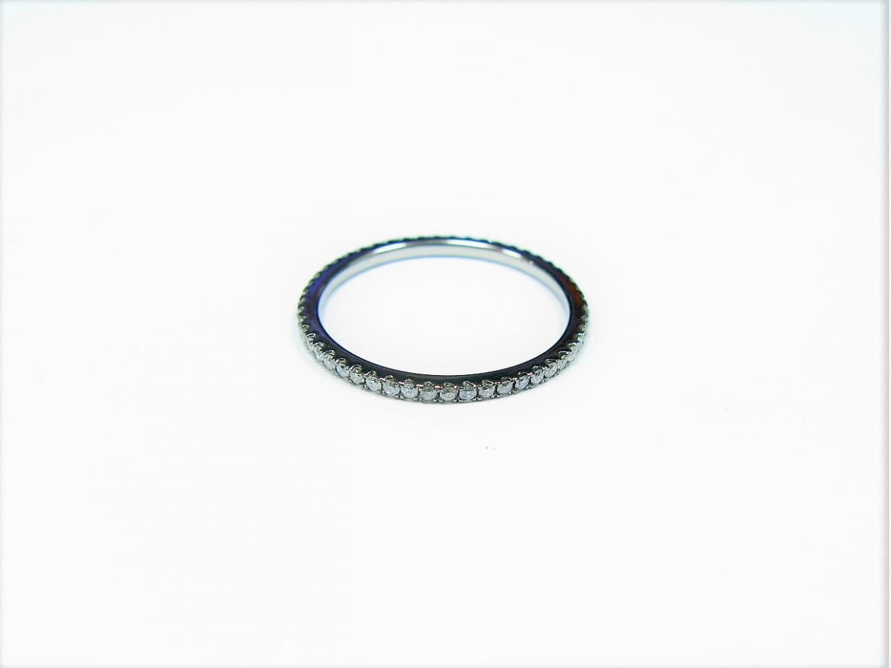 Black Diamond Eternity Ring - K.S. Sze & Sons