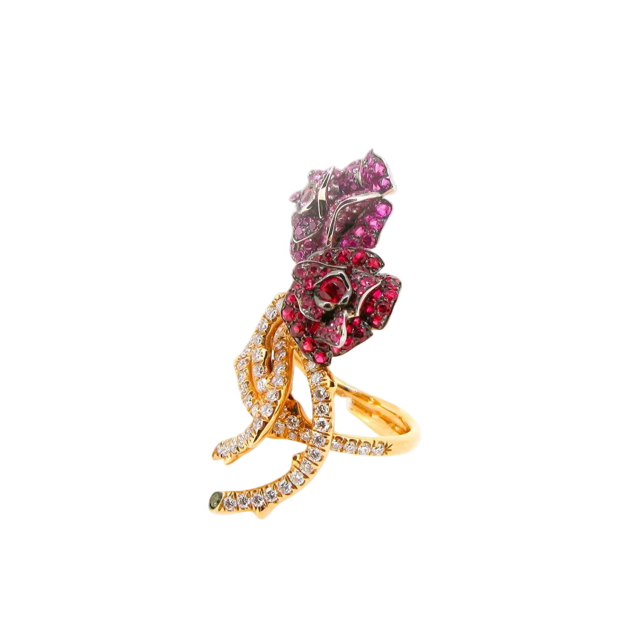 Diamond Rose Ring - K.S. Sze & Sons