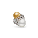 South Sea Pearl & Diamond Cocktail Ring