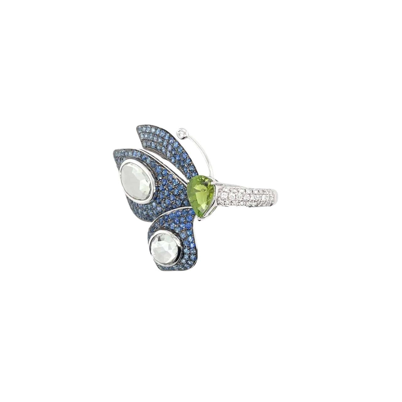 The Grand Butterfly Ring - K.S. Sze & Sons