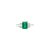 Emerald & Diamond Ring (GRS Certificate)