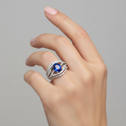 Sapphire & Diamond Ring