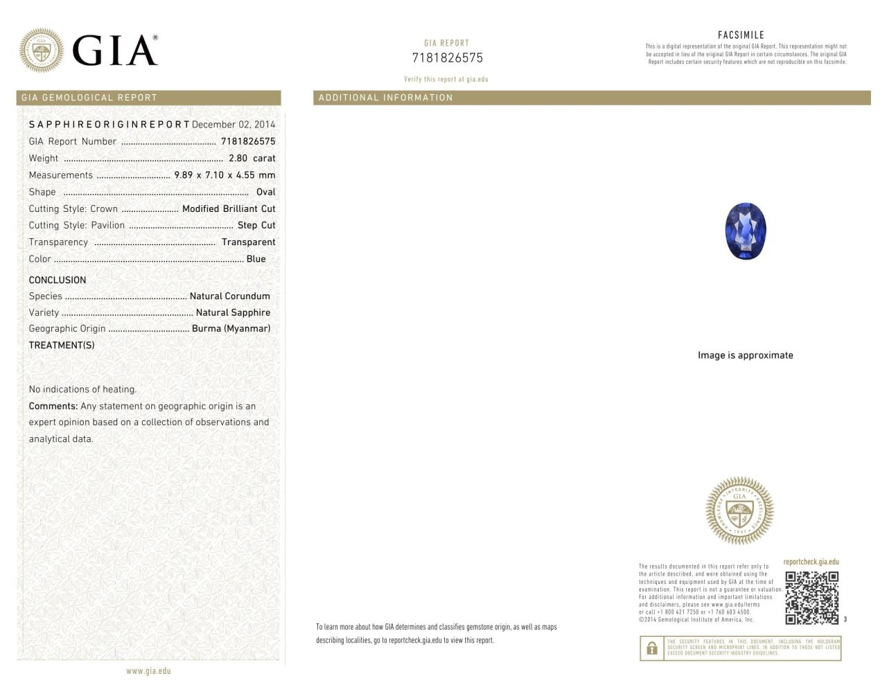 Oval-Shaped Sapphire & Diamond Ring (GIA Certificate) - K.S. Sze & Sons