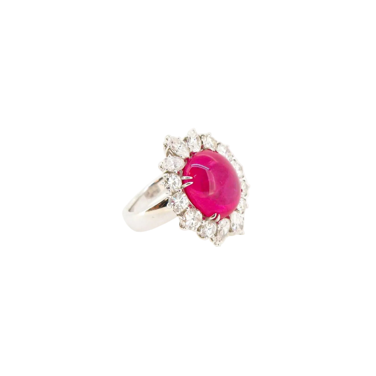 Cabochon Ruby Ring - K.S. Sze & Sons
