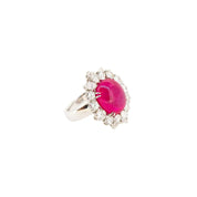 Cabochon Ruby Ring - K.S. Sze & Sons