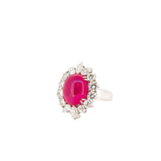Cabochon Ruby Ring - K.S. Sze & Sons