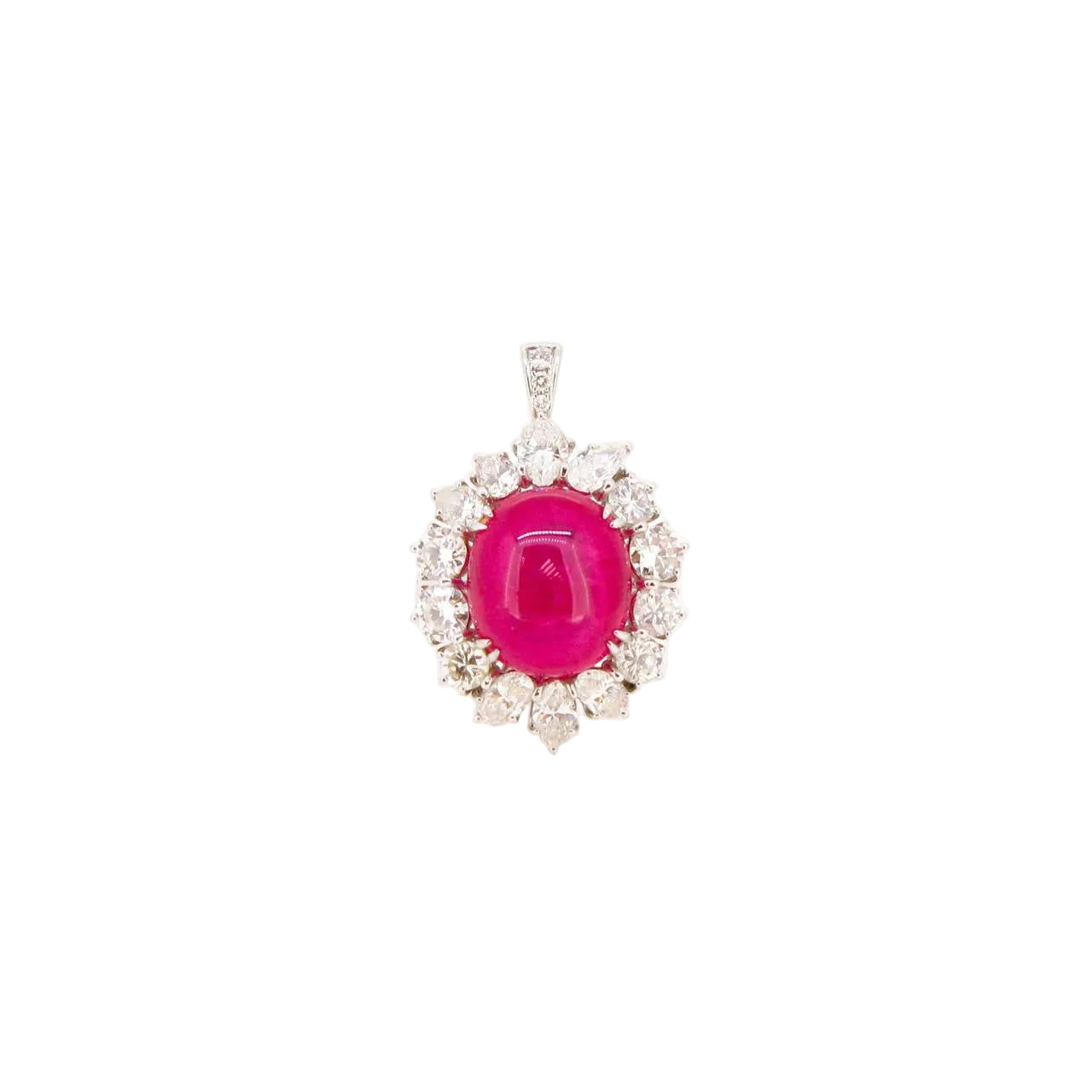 Cabochon Ruby Ring - K.S. Sze & Sons