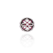 Ruby & White Diamond Ring