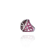 Ruby & White Diamond Ring