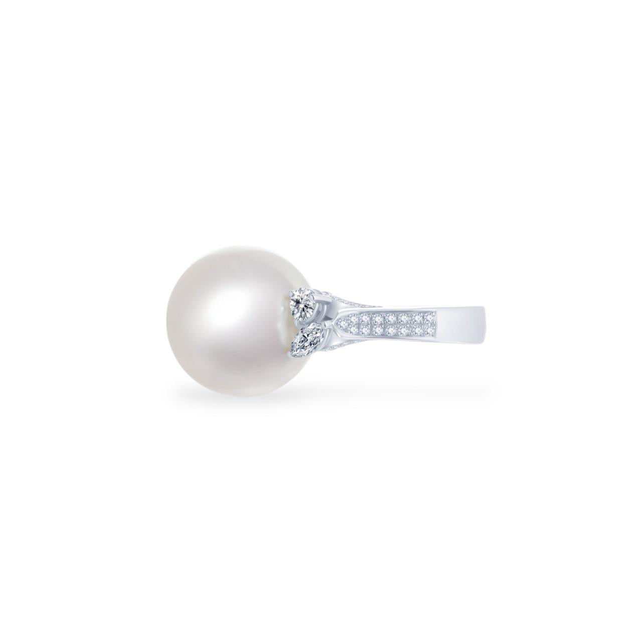 Aurora White South Sea Pearl Ring - K.S. Sze & Sons