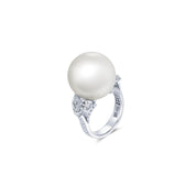 Aurora White South Sea Pearl Ring - K.S. Sze & Sons