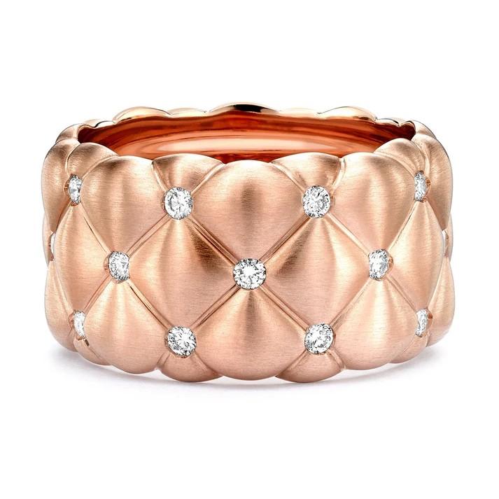 FABERGE Brushed Grande Ring - K.S. Sze & Sons