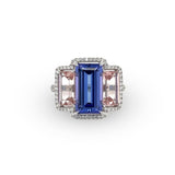 Tanzanite & Morganite Ring