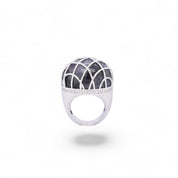 Black Jade Cage Ring - K.S. Sze & Sons