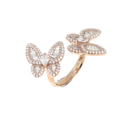 Butterfly Diamond Ring - K.S. Sze & Sons