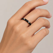 Diamond & Enamel Ring
