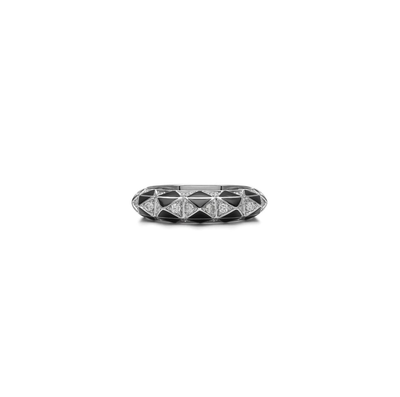 Diamond & Enamel Ring