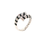Dimaond & Enamel Ring