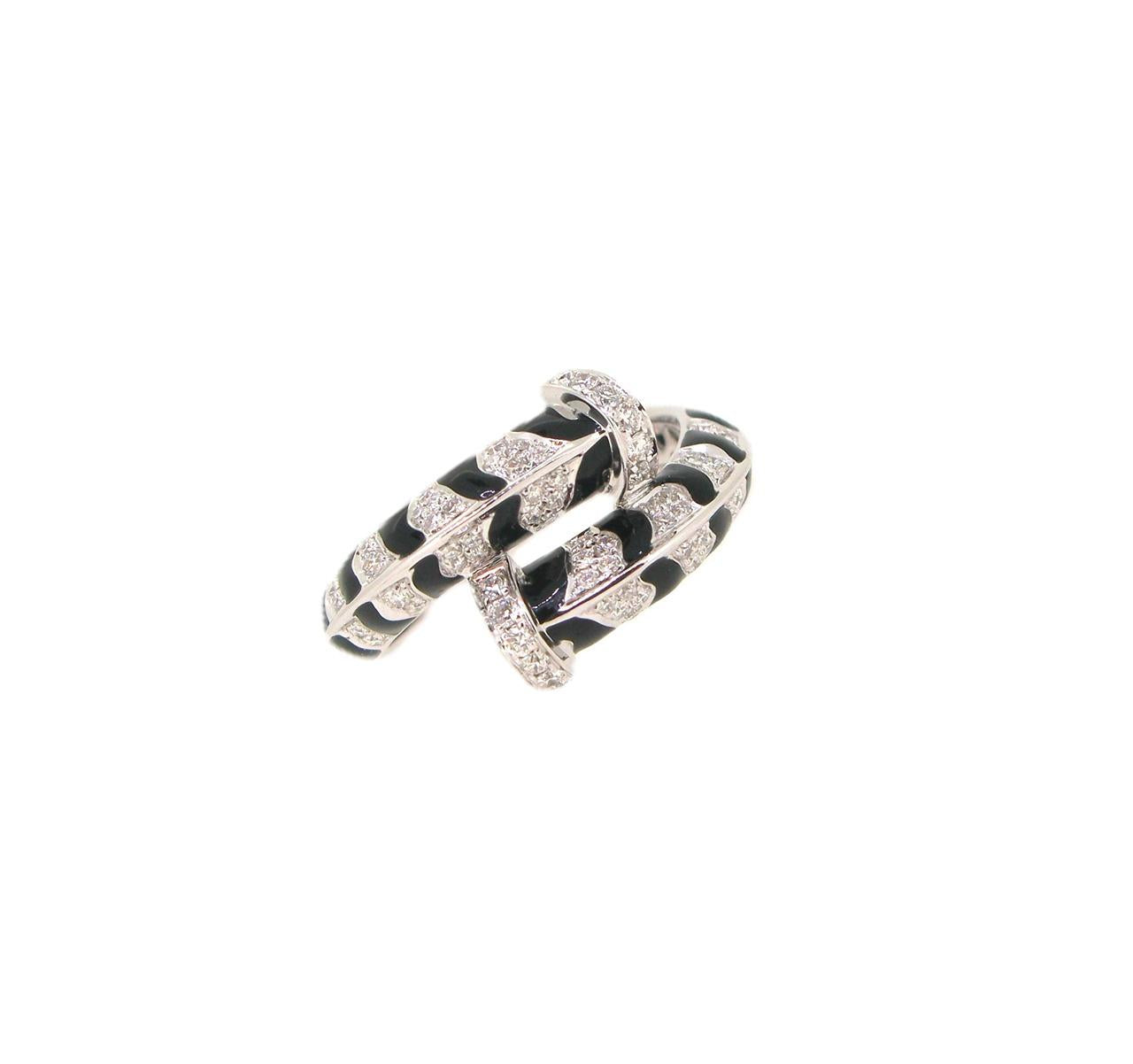 Dimaond & Enamel Ring