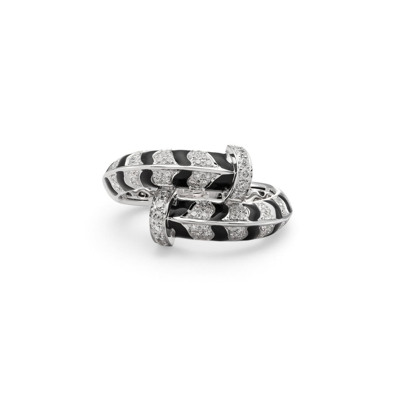 Dimaond & Enamel Ring - K.S. Sze & Sons