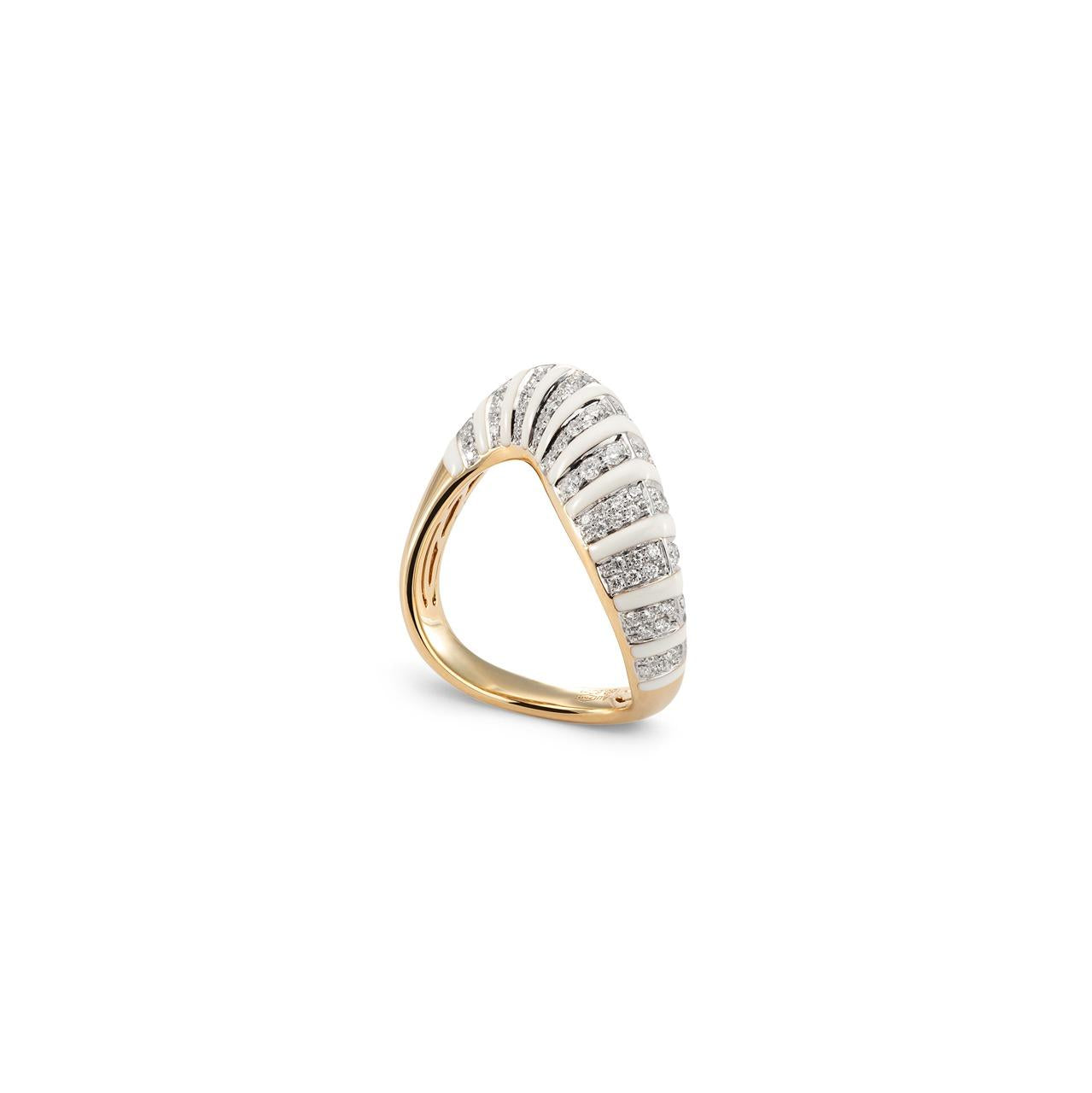 Diamond & Enamel Ring - K.S. Sze & Sons