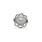 Tahitian South Sea Pearl & Diamond Ring - K.S. Sze & Sons