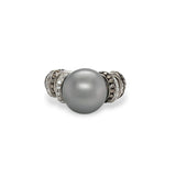 Tahitian South Sea Pearl & Diamond Ring