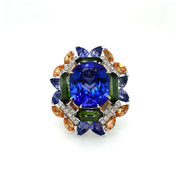 Tanzanite & Diamond Ring/Brooch/Pendant (CAG Certificate)