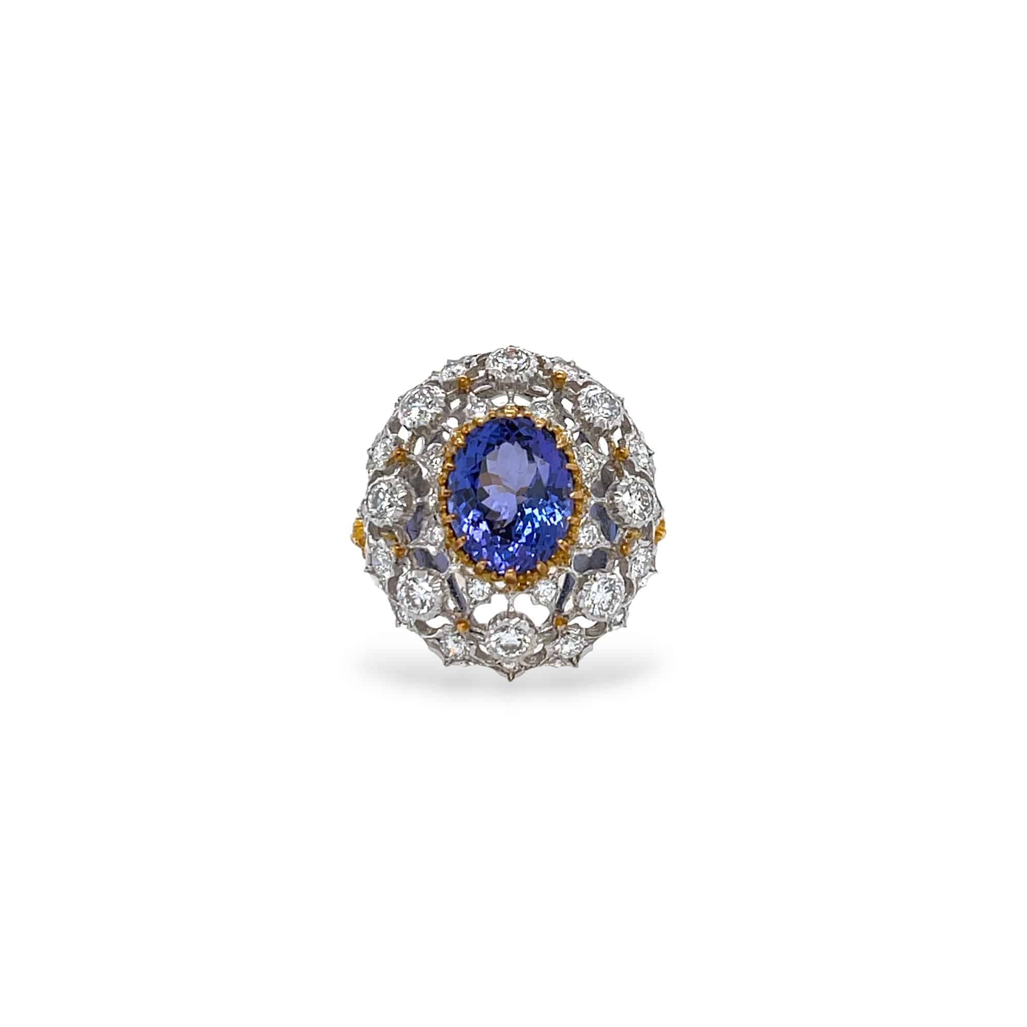 Tanzanite & Diamond Ring - K.S. Sze & Sons