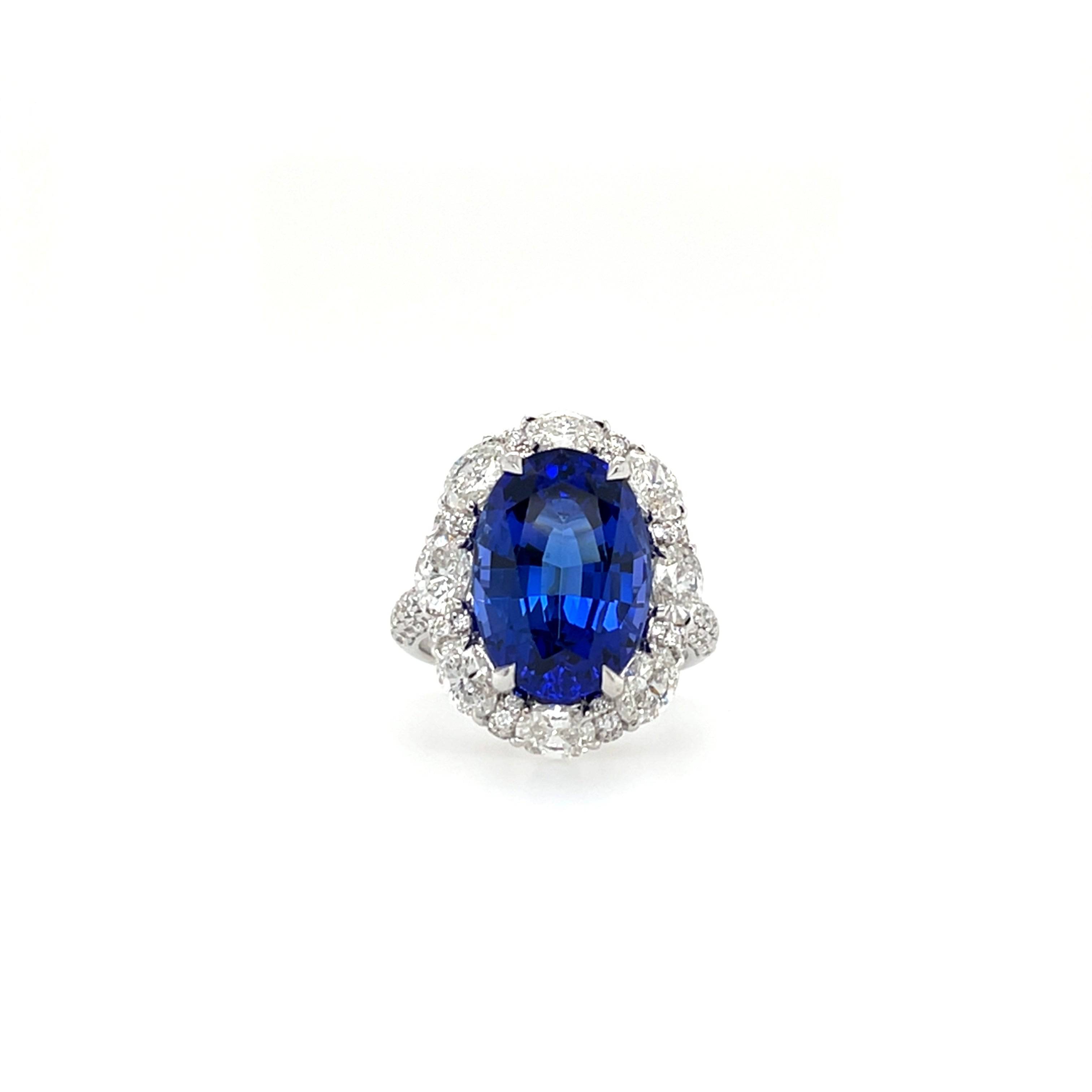 Tanzanite & Diamond Ring - K.S. Sze & Sons